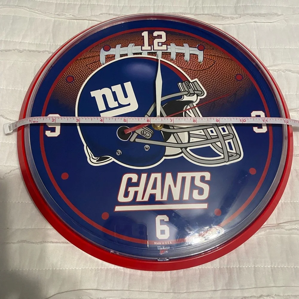 NY Giants Wall Clock
